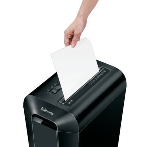 Distruggidocumenti uso personale Fellowes LX65 taglio a frammenti 4x40 mm nero - 4400701